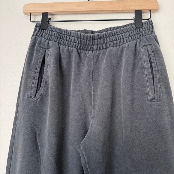 John Galt Womens Dark Gray Sweatpants Joggers One Size Stretch Baggy Loungewear - Picture 3 of 8